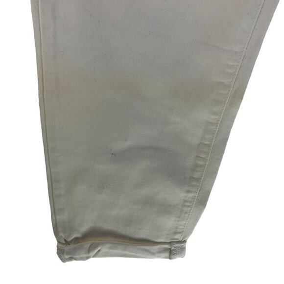 Paige Womens Kylie Crop Jeans Optic White Size 32 - Picture 2 of 7